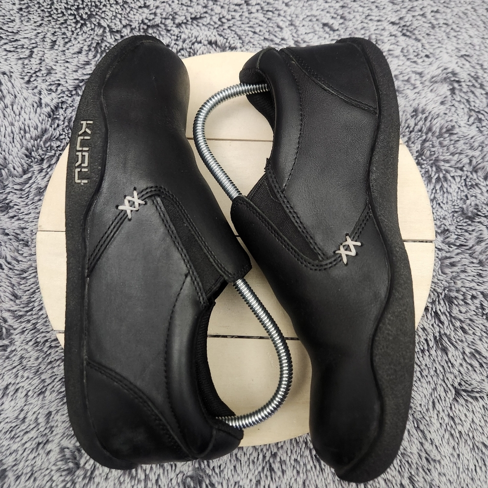 Kuru Kivi Black Slip On Loafer Comfort Leather Casual Shoes Women's Size 8.5 W - Picture 5 of 9